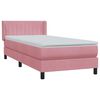 vidaXL &Kappa;&rho;&epsilon;&beta;ά&tau;&iota; Boxspring &mu;&epsilon; &Sigma;&tau;&rho;ώ&mu;&alpha; &Rho;&omicron;&zeta; 90x220 &epsilon;&kappa;. &Beta;&epsilon;&lambda;&omicron;ύ&delta;&iota;&nu;&omicron;