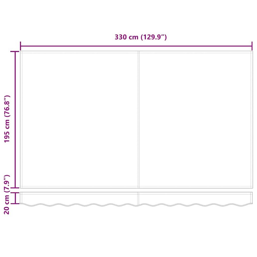 vidaXL Σκηνίτσα Αναδιπλούμενη Ανοιχτό γκρι 350 x 200 cm