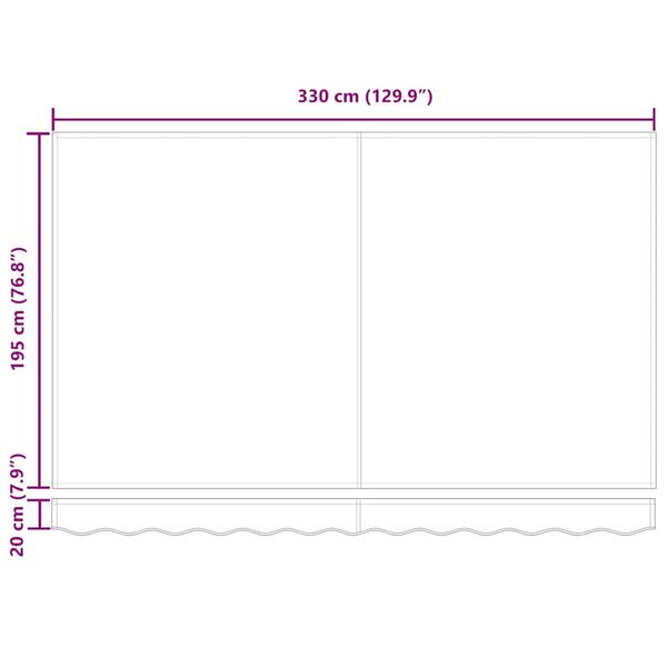 vidaXL Σκηνίτσα Αναδιπλούμενη Ανοιχτό γκρι 350 x 200 cm