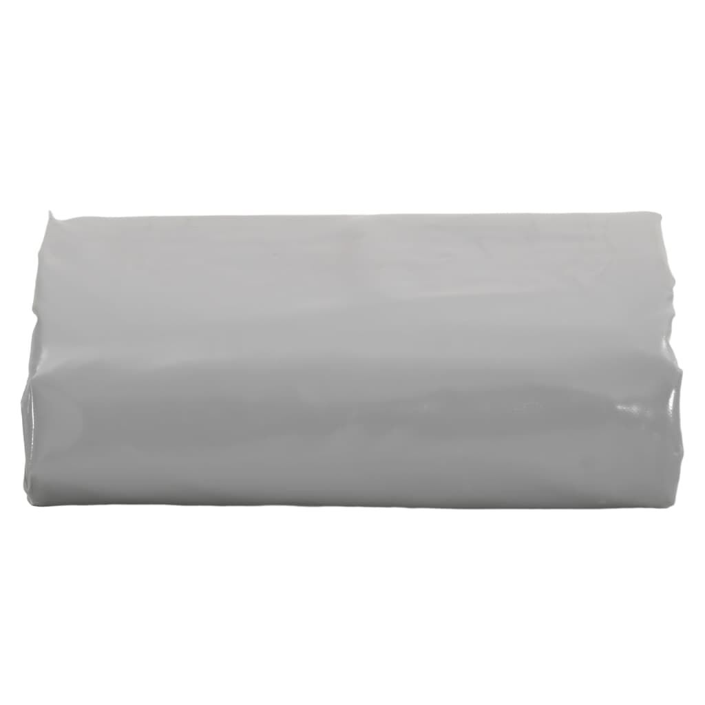 vidaXL Μουσαμάς Γκρι 1,5 x 2,5 μ. 650 γρ./μ²