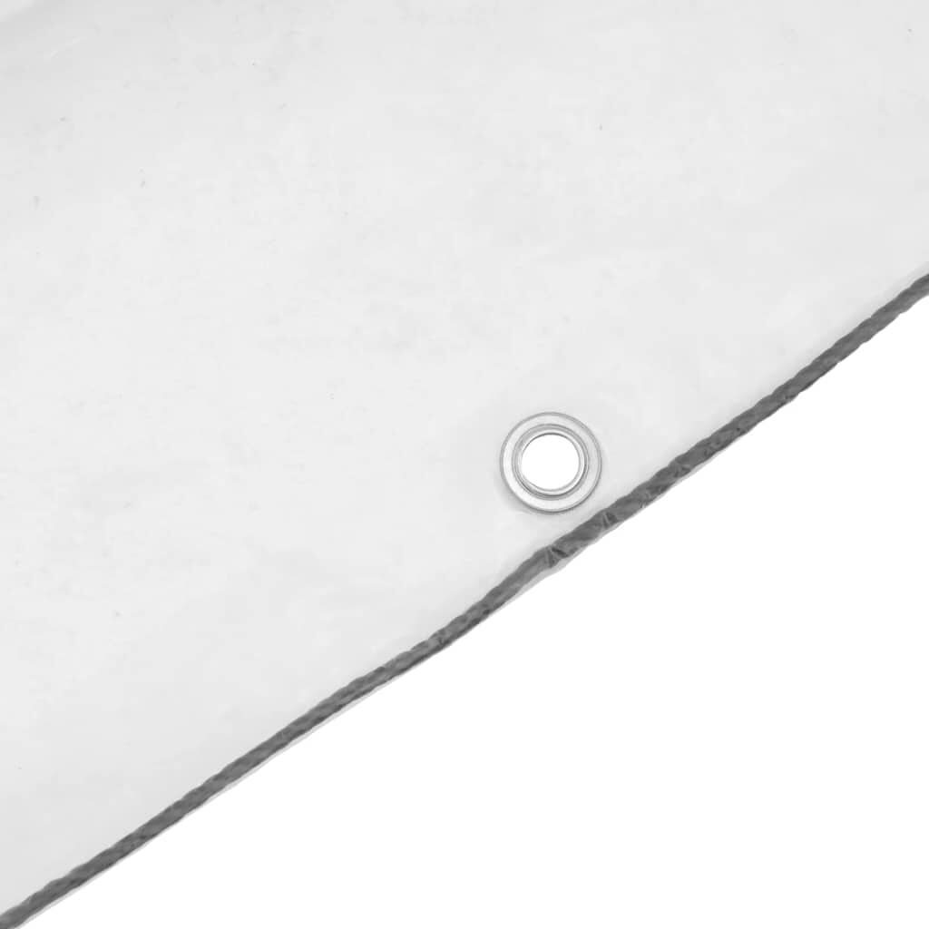 vidaXL Σαφής μουσαμάς με οπές 5x12 m Πολυαιθυλένιο