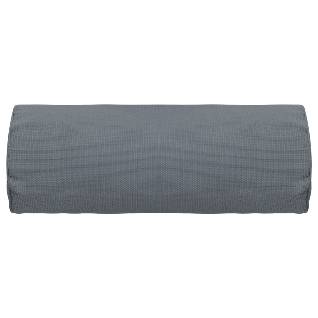 vidaXL Προσκέφαλο Σεζλόνγκ Γκρι 40 x 7,5 x 15 εκ. από Textilene