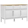 vidaXL &Nu;&tau;&omicron;&upsilon;&lambda;ά&pi;&iota; FLORO &Lambda;&epsilon;&upsilon;&kappa;ή 114 x 43 x 74 &epsilon;&kappa;. &alpha;&pi;ό &Mu;&alpha;&sigma;ί&phi; &Xi;ύ&lambda;&omicron; &Pi;&epsilon;ύ&kappa;&omicron;&upsilon;
