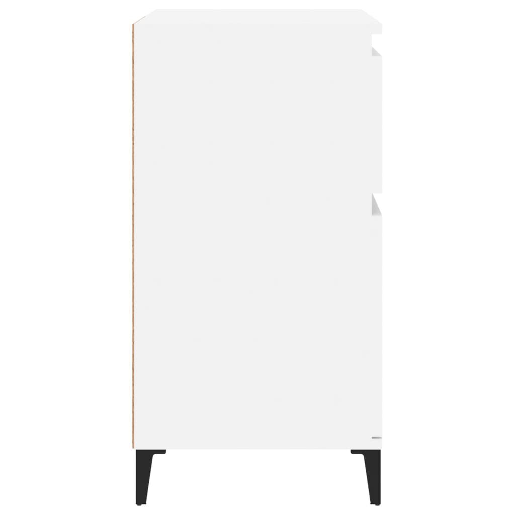vidaXL Ντουλάπι Γυαλιστερό Λευκό 60x35x70 εκ. από Επεξεργασμένο Ξύλο