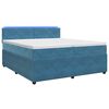 vidaXL &Kappa;&rho;&epsilon;&beta;ά&tau;&iota; box spring &mu;&epsilon; &sigma;&tau;&rho;ώ&mu;&alpha; &Mu;&pi;&lambda;&epsilon; 200 x 200 cm &Beta;&epsilon;&lambda;&omicron;ύ&delta;&omicron;