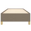 vidaXL Σκελετός Κρεβατιού Χωρίς Στρώμα Taupe 90x190 εκ. Υφασμάτινο