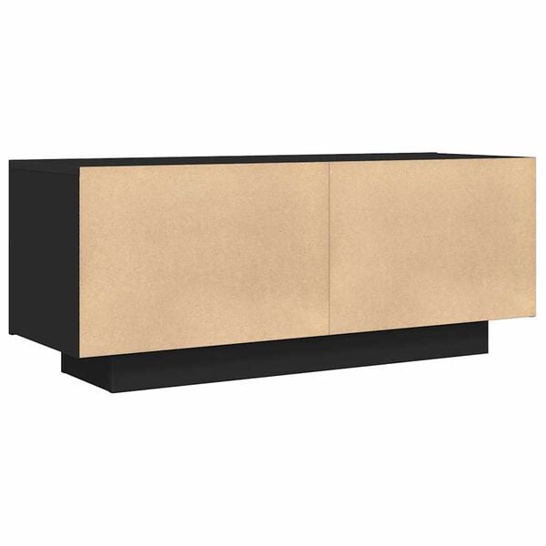 vidaXL Έπιπλο Τηλεόρασης Μαύρο 100 x 35 x 40 εκ. Επεξ. Ξύλο