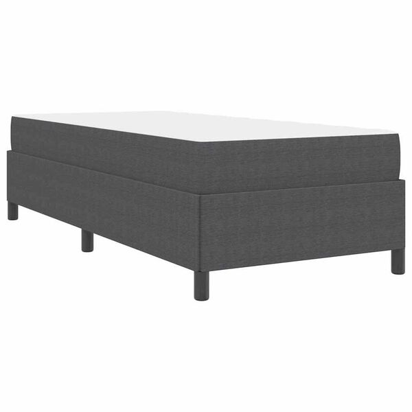 vidaXL Σκελετός Κρεβατιού Σκούρο γκρι 100 x 200 cm Βελούδο