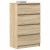 vidaXL Συρταριέρα Sonoma Δρυς 60 x 35 x 98,5 εκ. Επεξεργασμένο Ξύλο