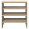 vidaXL Ράφια παπουτσιών 2 τμχ στοιβαζόμενα Sonoma Oak 60x30x30,5 cm