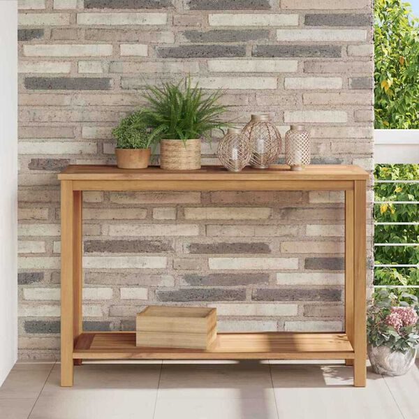 vidaXL Τραπεζάκι σαλονιού Καφέ 110 x 40 x 45 cm Μασίφ ξύλο teak