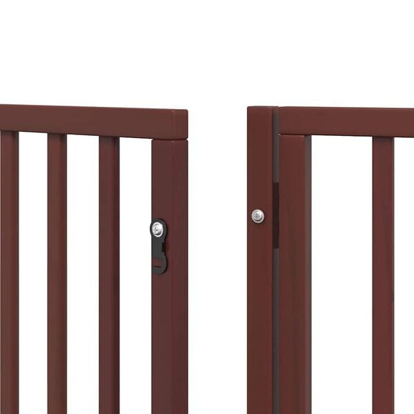 vidaXL Διαχωριστικό Σκύλων/Πόρτα Πτυσσόμενο 9 Πάνελ 450εκ. Ξύλο Λεύκας