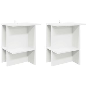 vidaXL &Tau;&rho;&alpha;&pi;&epsilon;&zeta;ά&kappa;&iota; &sigma;&alpha;&lambda;&omicron;&nu;&iota;&omicron;ύ 2 pcs &Lambda;&epsilon;&upsilon;&kappa;ό 40 x 30 x 49 &epsilon;&kappa;.