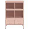 vidaXL Ντουλάπι Ροζ 68 x 39 x 101,5 εκ. από Χάλυβα