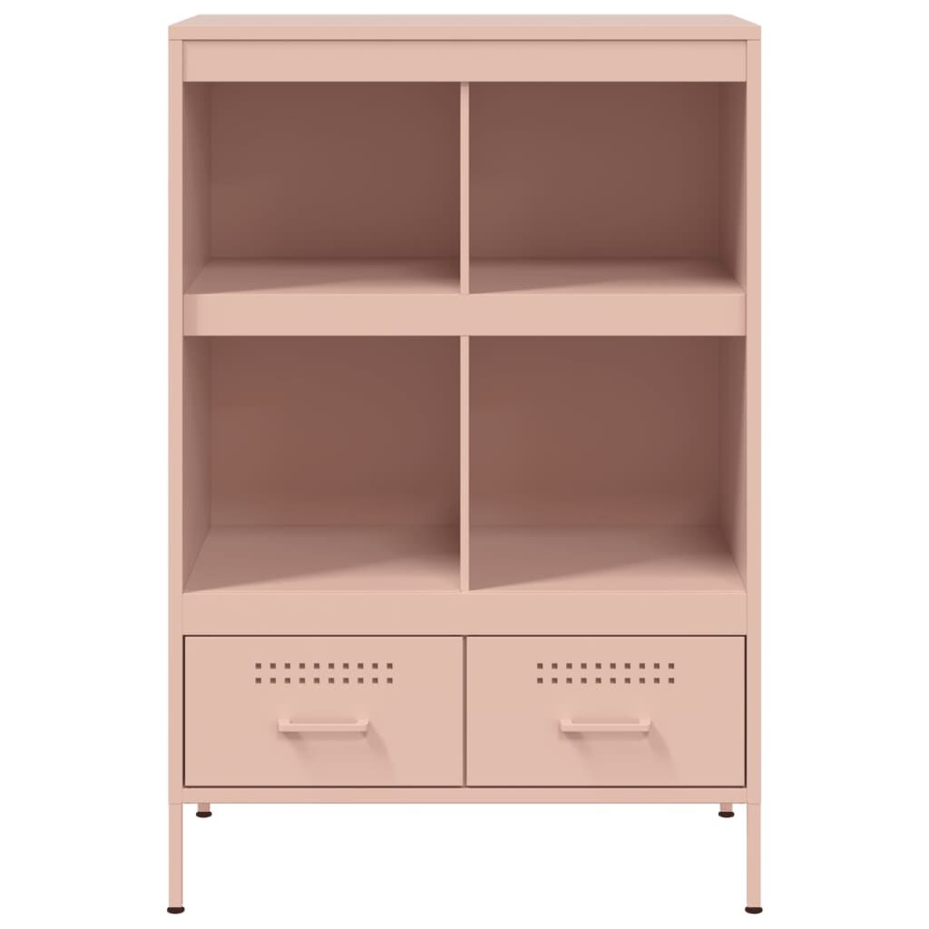vidaXL Ντουλάπι Ροζ 68 x 39 x 101,5 εκ. από Χάλυβα