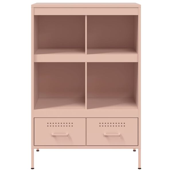 vidaXL Ντουλάπι Ροζ 68 x 39 x 101,5 εκ. από Χάλυβα