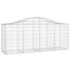 vidaXL Συρματοκιβώτια Τοξωτά 12 τεμ. 200x50x80/100 εκ. Γαλβαν. Ατσάλι