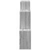 vidaXL Ντουλάπι Τοίχου Γκρι Sonoma 78x18x71 εκ. Επεξεργασμένο Ξύλο