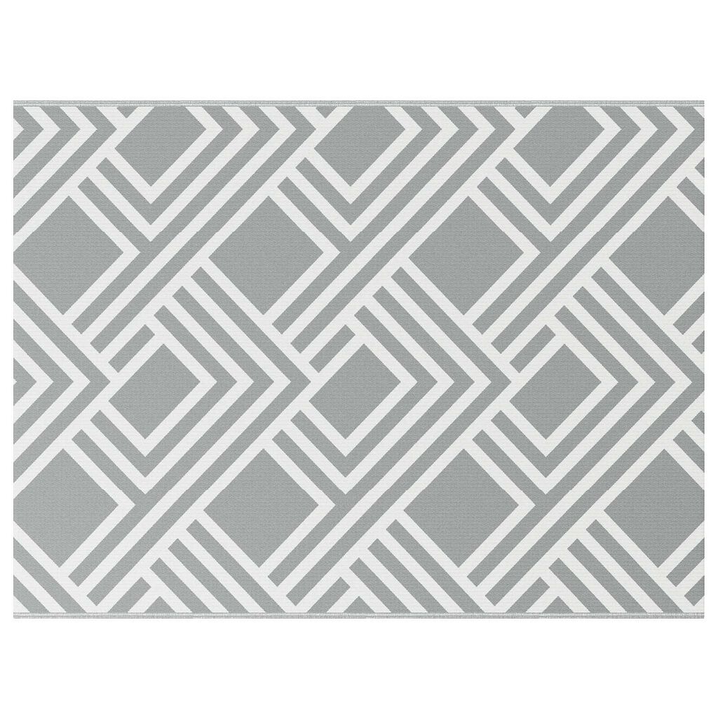vidaXL Εξωτερικό Χαλί 'ARAKIL' Γκρίζο 300x400 cm PP