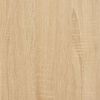 vidaXL Ντουλάπι Μπάνιου Sonoma Δρυς 58 x 33 x 60 εκ. από Επεξεργ. Ξύλο