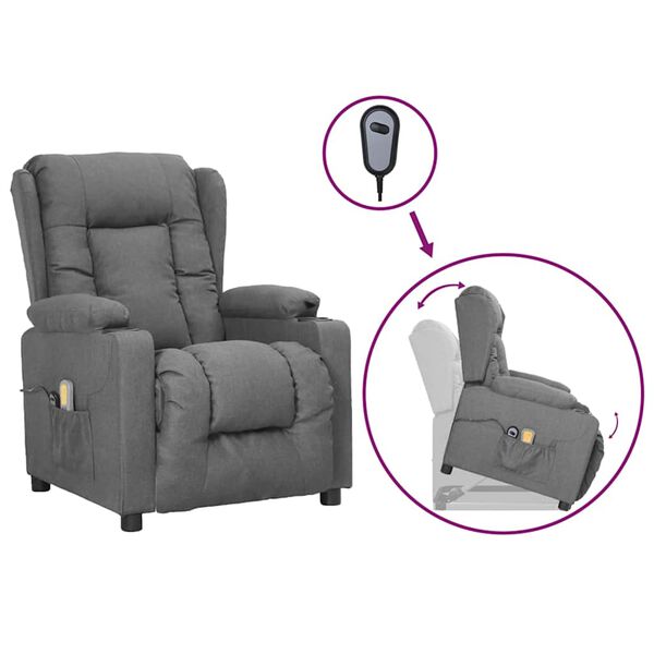 vidaXL &Pi;&omicron;&lambda;&upsilon;&theta;&rho;ό&nu;&alpha; &Mu;&alpha;&sigma;ά&zeta; &mu;&epsilon; &Alpha;&nu;ύ&psi;&omega;&sigma;&eta; &Alpha;&nu;&omicron;&iota;&chi;&tau;ό &Gamma;&kappa;&rho;&iota; &Upsilon;&phi;&alpha;&sigma;&mu;ά&tau;&iota;&nu;&eta;