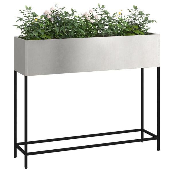 vidaXL Υψωμένος Κήπος 100x26x82 εκ Μη Σιδερένιο Ατσάλι
