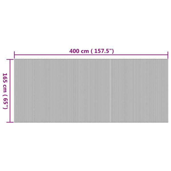 vidaXL Διαχωριστικό Δωματίου Φυσικό 165 x 400 εκ. από Μπαμπού