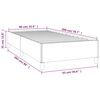 vidaXL Σκελετός Κρεβατιού Χωρίς Στρώμα Taupe 90x200 εκ. Υφασμάτινο