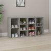 vidaXL Παπουτσοθήκη Γκρι Sonoma 103x30x55 εκ. από Επεξεργασμένο Ξύλο