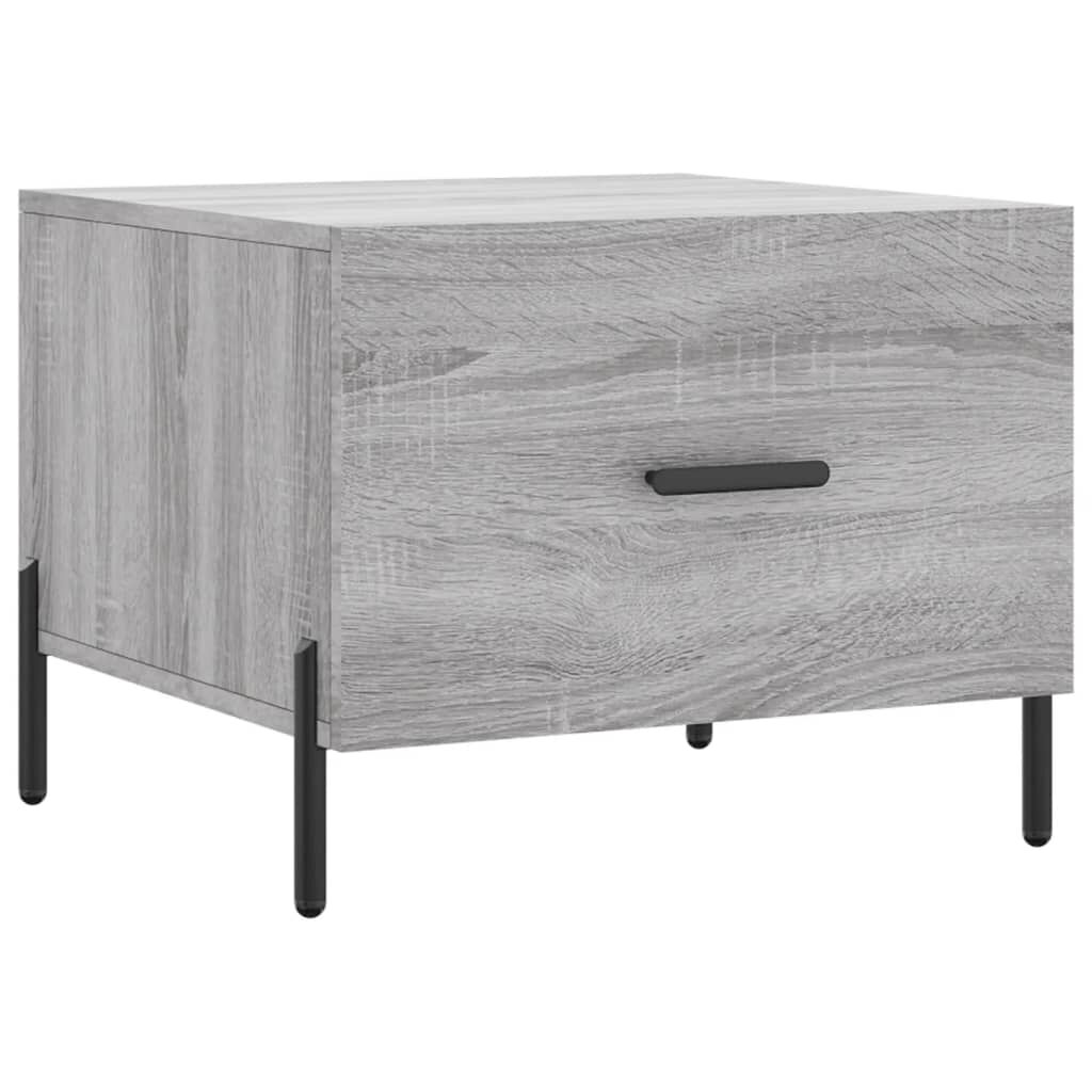 vidaXL Τραπεζάκια Σαλονιού 2 τεμ Γκρι sonoma 50x50x40 εκ Επεξ. Ξύλο