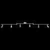 vidaXL Σποτ οροφής Βουρτσισμένο Νίκελ 176.5 x 9.5 x 14 εκ Ατσάλι