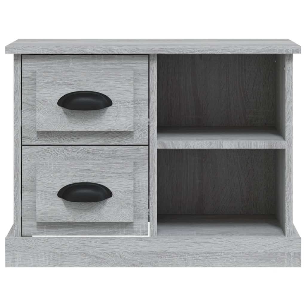 vidaXL Κομοδίνο Γκρι Sonoma 60 x 35,5 x 45 εκ.