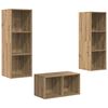 vidaXL &Sigma;&epsilon;&tau; &epsilon;&pi;ί&pi;&lambda;&omicron;&upsilon; &tau;&eta;&lambda;&epsilon;ό&rho;&alpha;&sigma;&eta;&sigmaf; Artisan Oak &Epsilon;&pi;&epsilon;&xi;&epsilon;&rho;&gamma;&alpha;&sigma;&mu;έ&nu;&omicron; &Xi;ύ&lambda;&omicron;