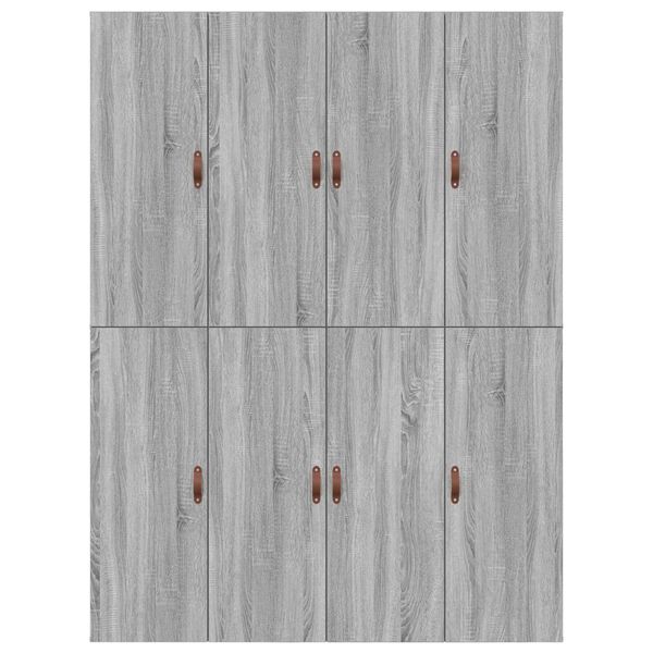 vidaXL Κρεβάτι Αποθήκευσης Γκρι Sonoma 140 x 200 εκ