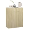 vidaXL Ντουλάπι Sonoma Δρυς 60 x 30 x 75 εκ. από Επεξ. Ξύλο
