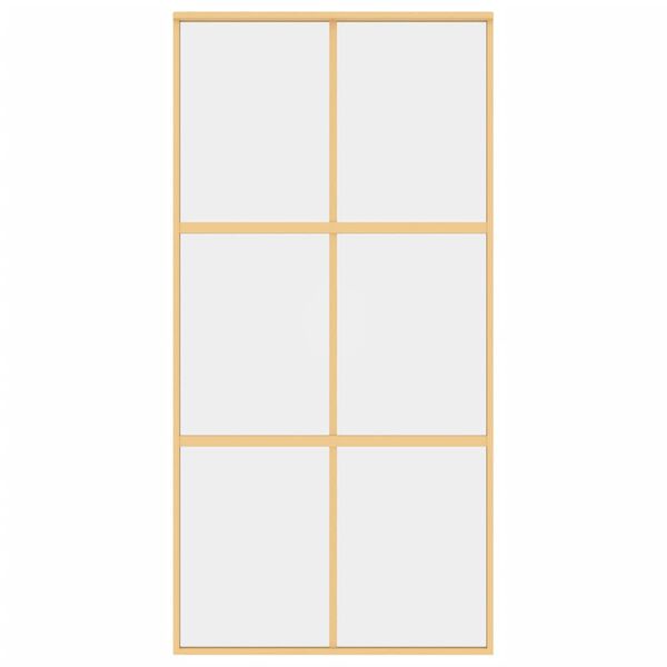 vidaXL &Sigma;&upsilon;&rho;ό&mu;&epsilon;&nu;&eta; &Pi;ό&rho;&tau;&alpha; &Chi;&rho;&upsilon;&sigma;ή 102,5x205 &epsilon;&kappa;. &alpha;&pi;ό &Gamma;&upsilon;&alpha;&lambda;ί ESG &kappa;&alpha;&iota; &Alpha;&lambda;&omicron;&upsilon;&mu;ί&nu;&iota;&omicron;