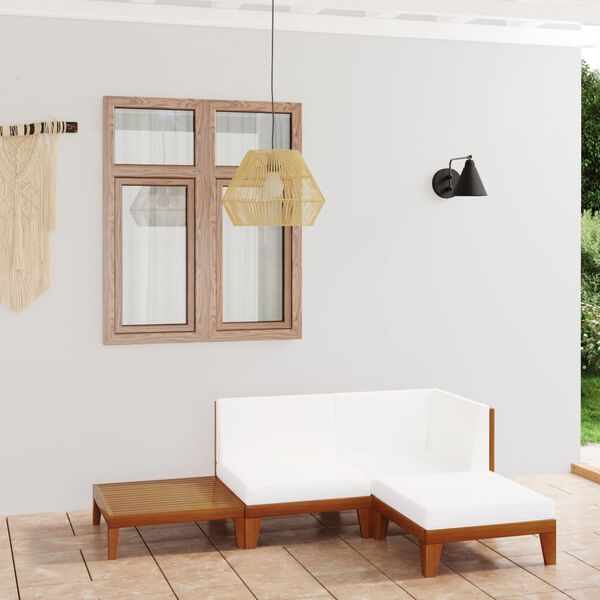 vidaXL &Sigma;&alpha;&lambda;ό&nu;&iota; &Kappa;ή&pi;&omicron;&upsilon; 4 &Tau;&epsilon;&mu;&alpha;&chi;ί&omega;&nu; &alpha;&pi;ό &Mu;&alpha;&sigma;ί&phi; &Xi;ύ&lambda;&omicron; &Alpha;&kappa;&alpha;&kappa;ί&alpha;&sigmaf; &mu;&epsilon; &Mu;&alpha;&xi;&iota;&lambda;ά&rho;&iota;&alpha;