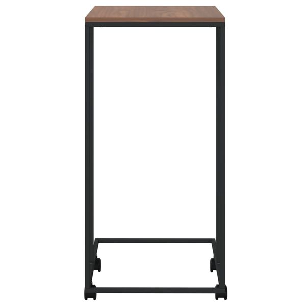 vidaXL Βοηθητικό Τραπέζι με Ρόδες Μαύρο 40x30x63,5 εκ. Επεξ. Ξύλο