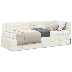 vidaXL &Kappa;&rho;&epsilon;&beta;ά&tau;&iota; &gamma;&omega;&nu;ί&alpha;&sigmaf; &mu;&epsilon; &sigma;&tau;&rho;ώ&mu;&alpha; 2 &tau;&mu;&chi;. &Kappa;&rho;&epsilon;&mu; 80 x 200 cm &Beta;&epsilon;&lambda;&omicron;ύ&delta;&omicron;