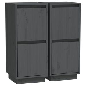 vidaXL &Nu;&tau;&omicron;&upsilon;&lambda;ά&pi;&iota;&alpha; 2 &tau;&epsilon;&mu;. &Gamma;&kappa;&rho;&iota; 31,5 x 34 x 75 &epsilon;&kappa;. &alpha;&pi;ό &Mu;&alpha;&sigma;ί&phi; &Xi;ύ&lambda;&omicron; &Pi;&epsilon;ύ&kappa;&omicron;&upsilon;