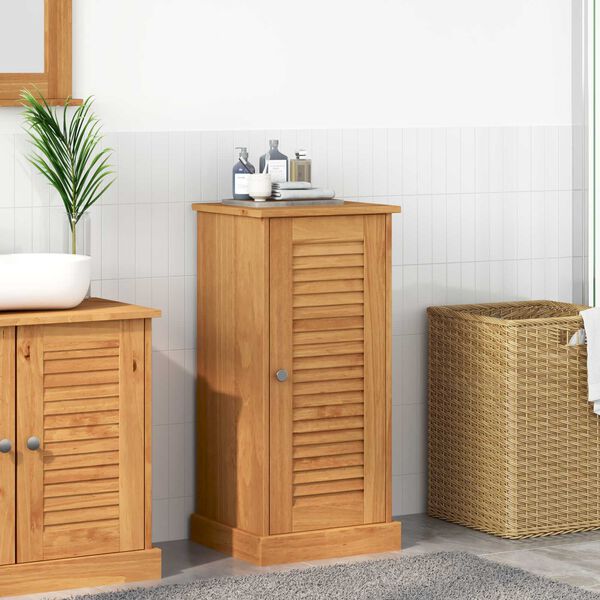 vidaXL Ντουλάπι μπάνιου 'VIGO'37x34x80 εκ από μασίφ ξύλο πεύκου
