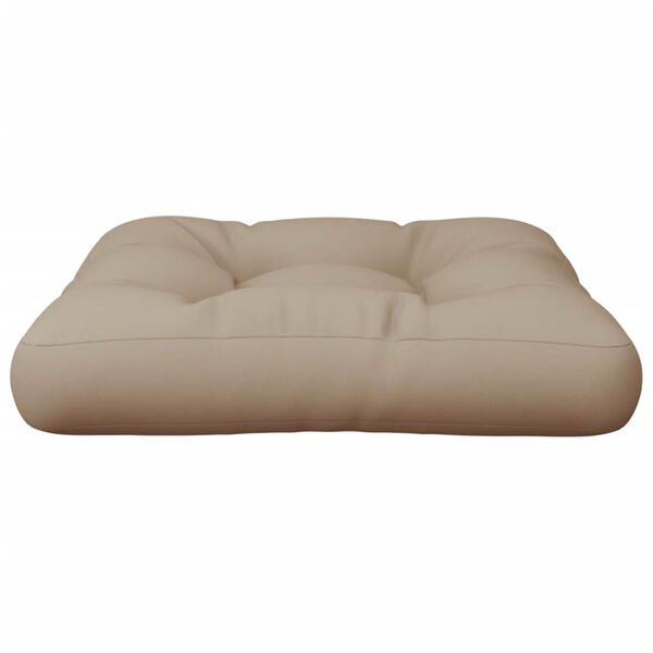 vidaXL Μαξιλάρι Παλέτας Taupe 58 x 58 x 10 εκ. Υφασμάτινο