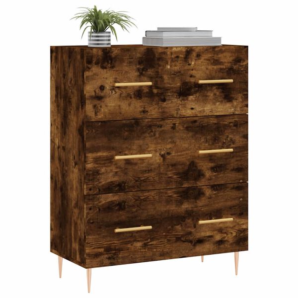 vidaXL Ντουλάπι Καπνιστή Δρυς 69,5 x 34 x 90 εκ. Επεξεργασμένο Ξύλο