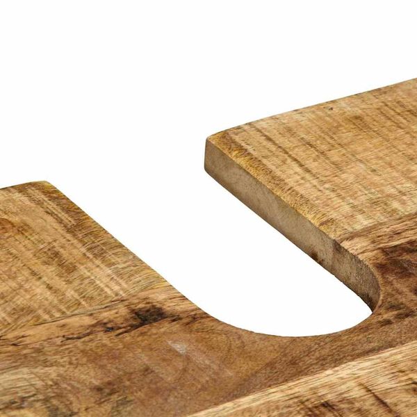 vidaXL Ντουλάπα Μπάνιου Καφέ 55 x 35 x 60 εκ. Μασίφ ξύλο μάνγκο