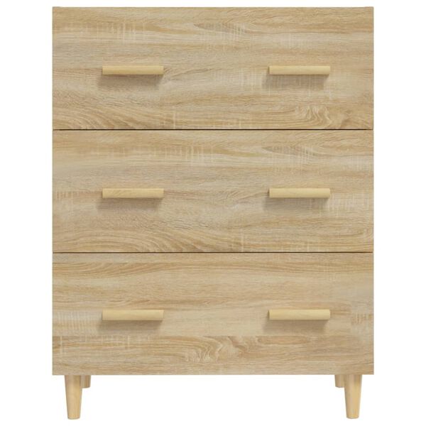 vidaXL Ντουλάπι Sonoma Δρυς 70 x 34 x 90 εκ. από Επεξεργασμένο Ξύλο