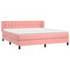 vidaXL &Kappa;&rho;&epsilon;&beta;ά&tau;&iota; Boxspring &mu;&epsilon; &Sigma;&tau;&rho;ώ&mu;&alpha; &Rho;&omicron;&zeta; 180x200 &epsilon;&kappa;. &Beta;&epsilon;&lambda;&omicron;ύ&delta;&iota;&nu;&omicron;