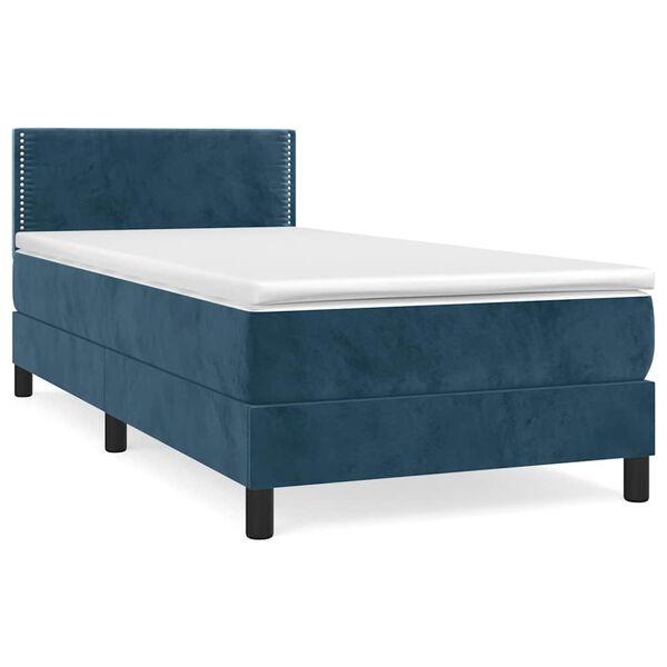 vidaXL &Kappa;&rho;&epsilon;&beta;ά&tau;&iota; Boxspring &mu;&epsilon; &Sigma;&tau;&rho;ώ&mu;&alpha; &Sigma;&kappa;&omicron;ύ&rho;&omicron; &Mu;&pi;&lambda;&epsilon; 100x200 &epsilon;&kappa;. &Beta;&epsilon;&lambda;&omicron;ύ&delta;&iota;&nu;&omicron;