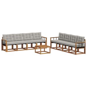 vidaXL &Sigma;&epsilon;&iota;&rho;ά &Kappa;&alpha;&nu;&alpha;&pi;έ &Epsilon;&xi;&omega;&tau;&epsilon;&rho;&iota;&kappa;&omicron;ύ 9 pcs &Phi;&upsilon;&sigma;&iota;&kappa;ό &kappa;&alpha;&iota; &Alpha;&nu;&omicron;&iota;&chi;&tau;ό &Gamma;&kappa;&rho;&iota;