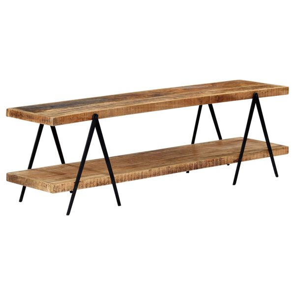 vidaXL Έπιπλο Τηλεόρασης 160 x 40 x 50 εκ. από Μασίφ Ξύλο Μάνγκο