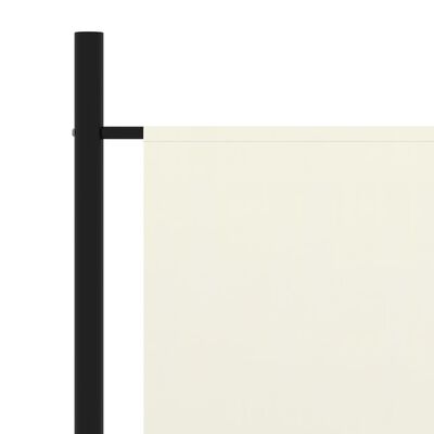 vidaXL Διαχωριστικό Δωματίου με 3 Πάνελ Λευκό Κρεμ 260 x 180 εκ.